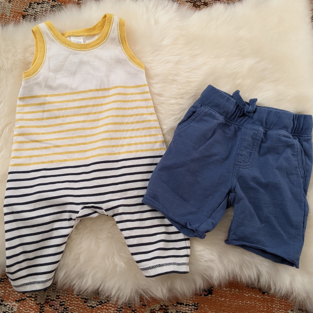 Baby Gap Jumpsuit & Drawstring Shorts